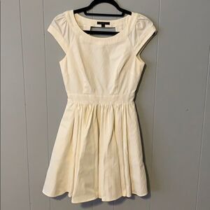 Rachel Zoe Cream Cut Out Back Dress Size 2